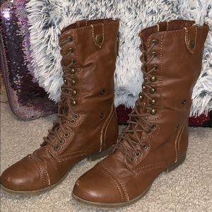Combat Lace-Up Boots